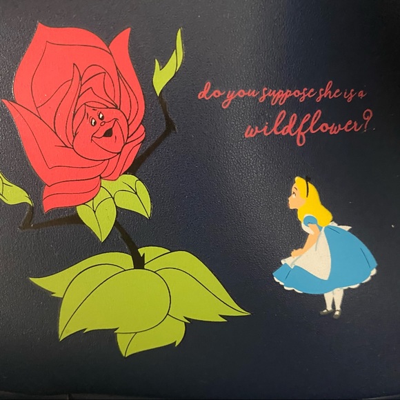 NWT Loungefly X LASR Disney Alice in Wonderland Golden Afternoon Mini Backpack - Picture 9 of 11